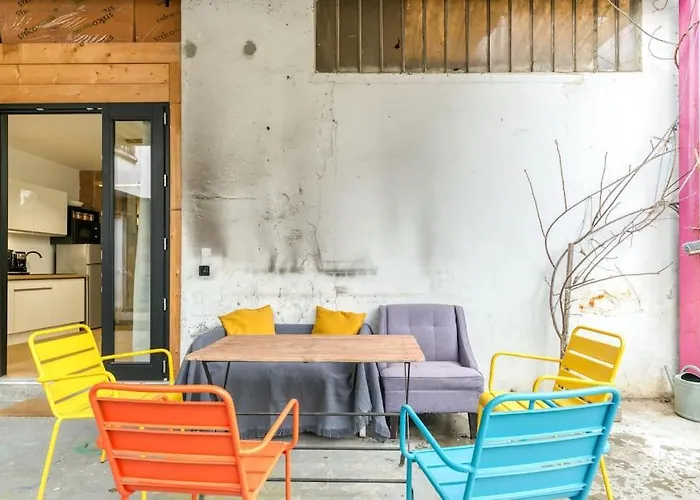 アパート Loft Urban Garden: 4 People - Wifi Fiber - Terrace *