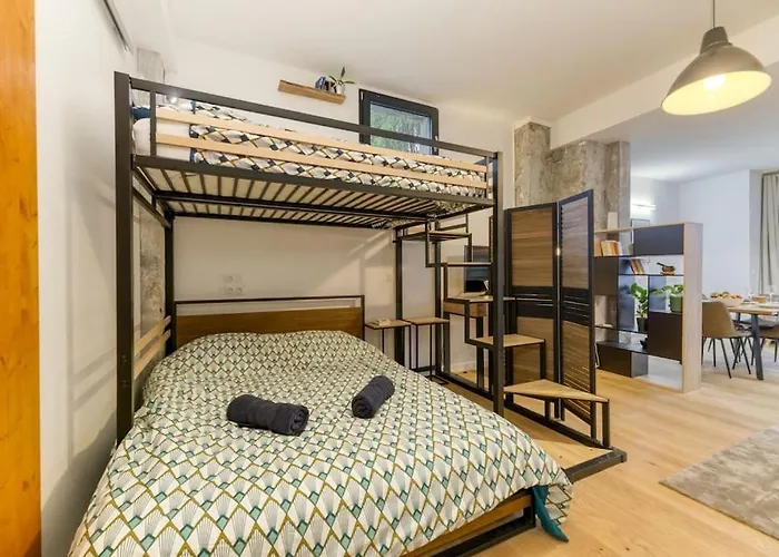 アパート Loft Urban Garden: 4 People - Wifi Fiber - Terrace グルノーブル