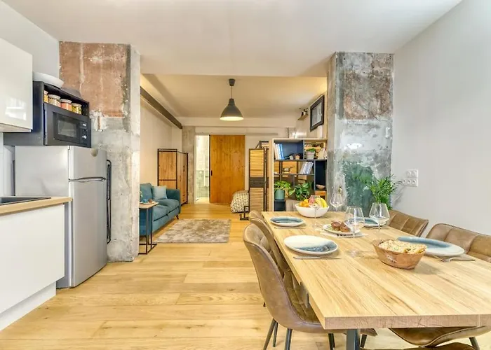 Loft Urban Garden: 4 People - Wifi Fiber - Terrace